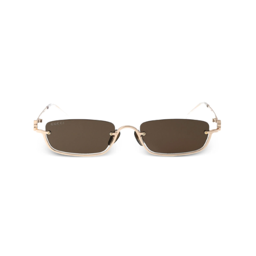 Gucci - Rimless Rectangle Frame