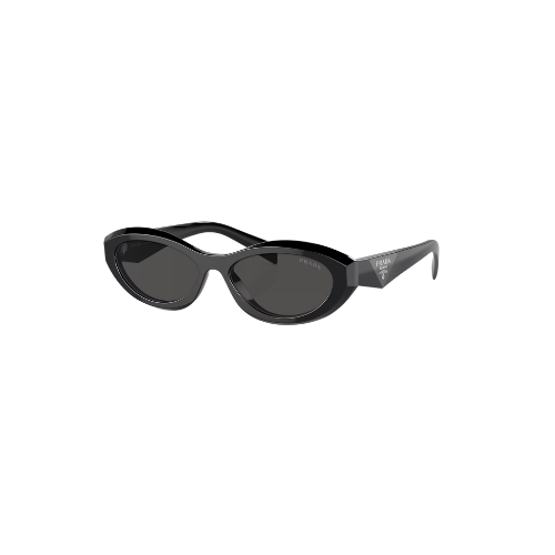 Prada - Black Acetate Irregular Frame