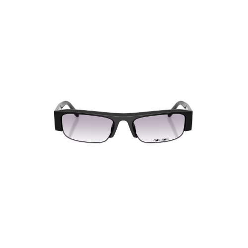 Miu Miu - Dark Grey Square Half Frame