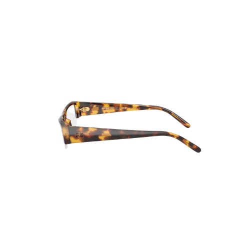 Miu Miu - Non Prescription Clear Square Tortoise Half Frame