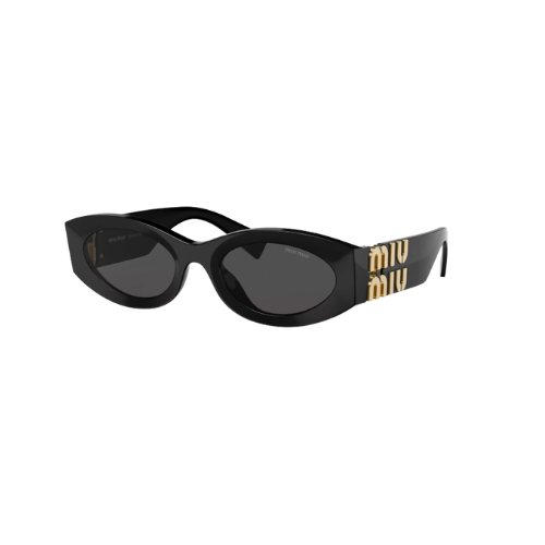 Miu Miu - Slim Oval Black Frame