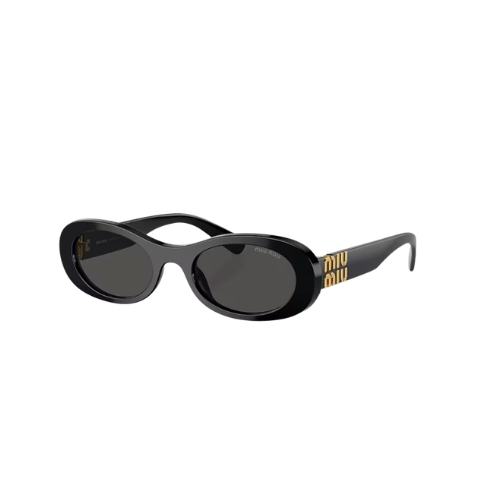 Miu Miu - Oval Acetate Black Frame